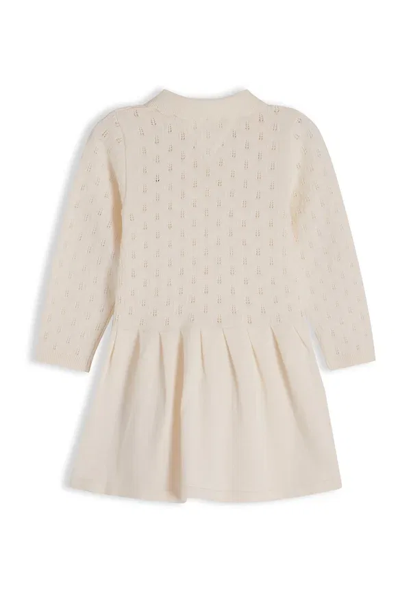 Платье-джемпер Pointelle cable dress, Tommy Hilfiger, цвет слоновой кости — фото 2