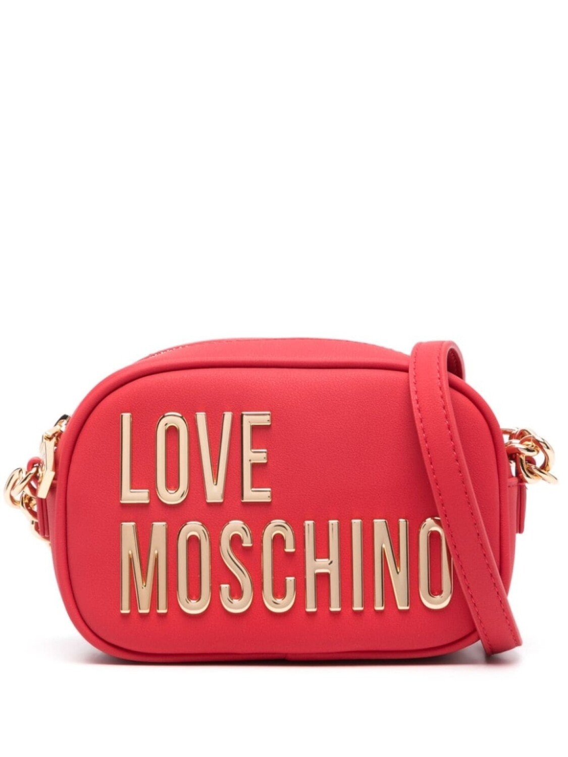

Love Moschino большая сумка через плечо, красный