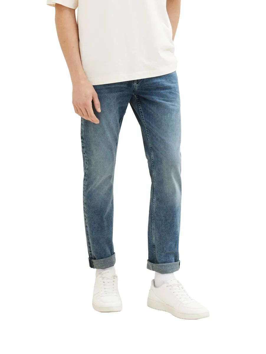 

TOM TAILOR Джинсовые джинсы узкого кроя "Piers Slim" с стрейчем Tom Tailor Denim, цвет Used Light Stone Blue Denim