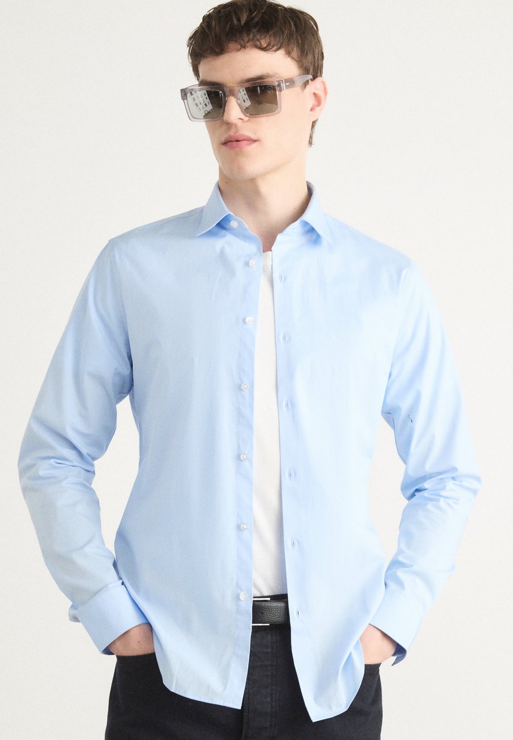 

Рубашка SLIM - Formal shirt Calvin Klein, светло-голубой