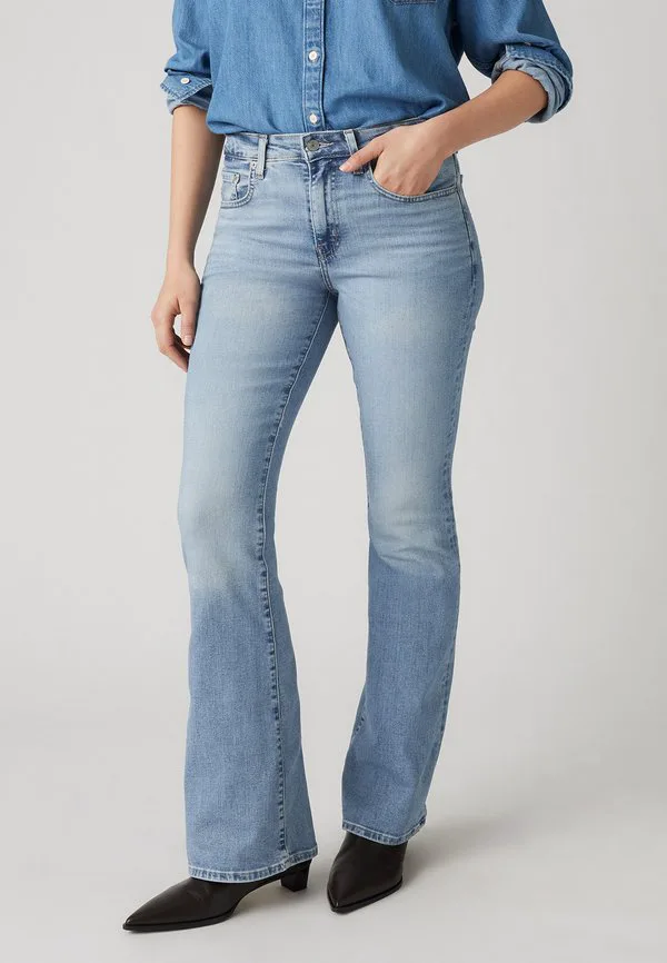 726 джинсы с высокой посадкой и расклешенными штанинами Levi'S, Blue Wave Light