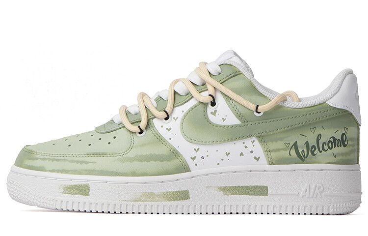 

Женские кроссовки для скейтбординга Nike Air Force 1 Low, White/Green