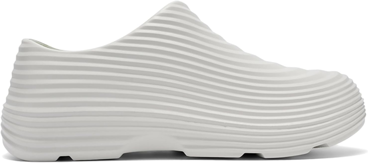 Мужские сандалии для шеф-повара XUEMAX, противоскользящие, водонепроницаемые, маслоотталкивающие, легкие и удобные сабо для персонала ресторанов, профессиональная противоскользящая обувь для сферы питания, белый — фото 3