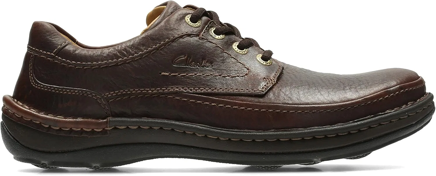 Туфли Clarks Men Nature Three Derbys, Mahogany Leather — фото 3