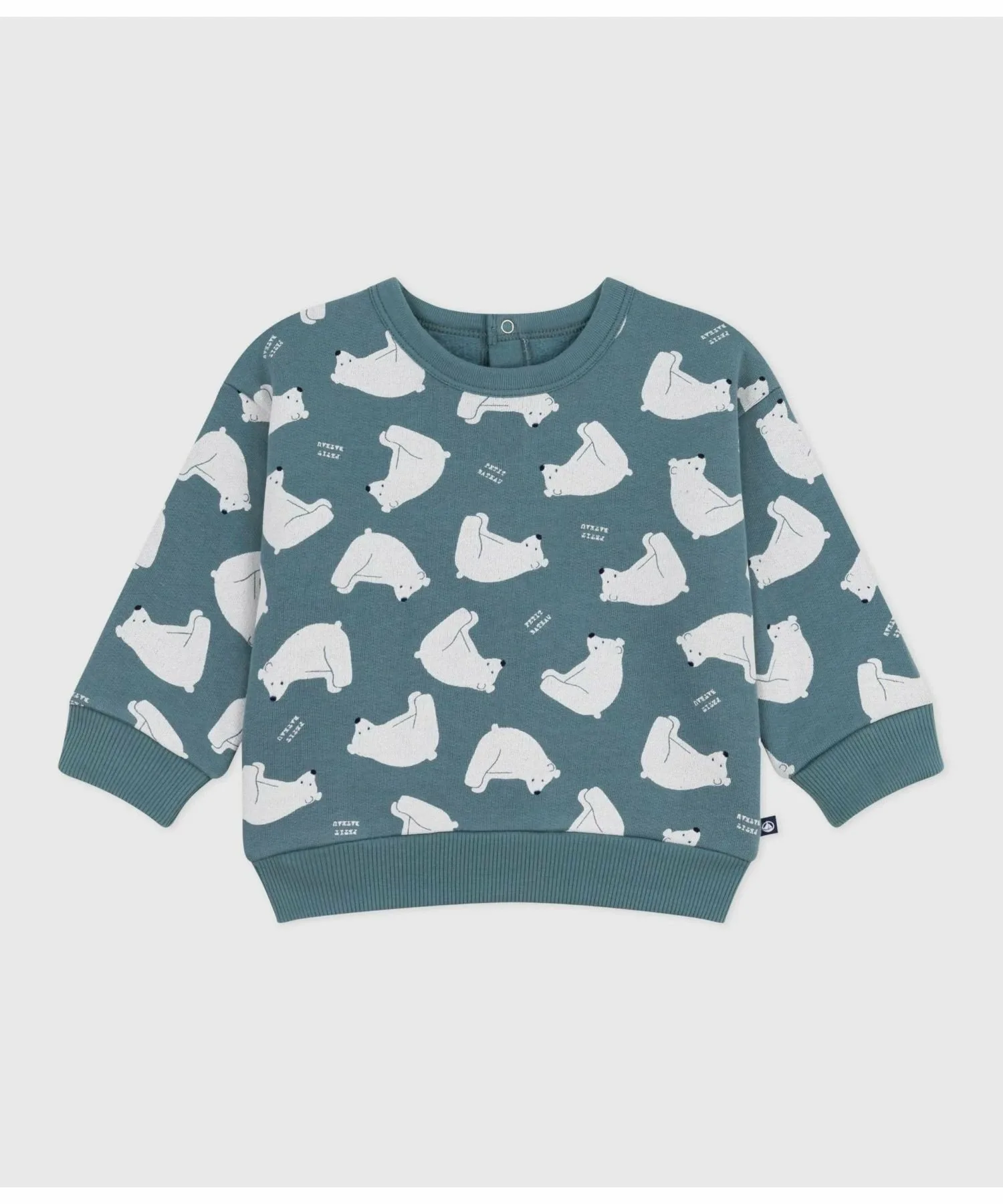 Пуловер из толстовки PETIT BATEAU, Indigo Blue/Multicolor — фото 3