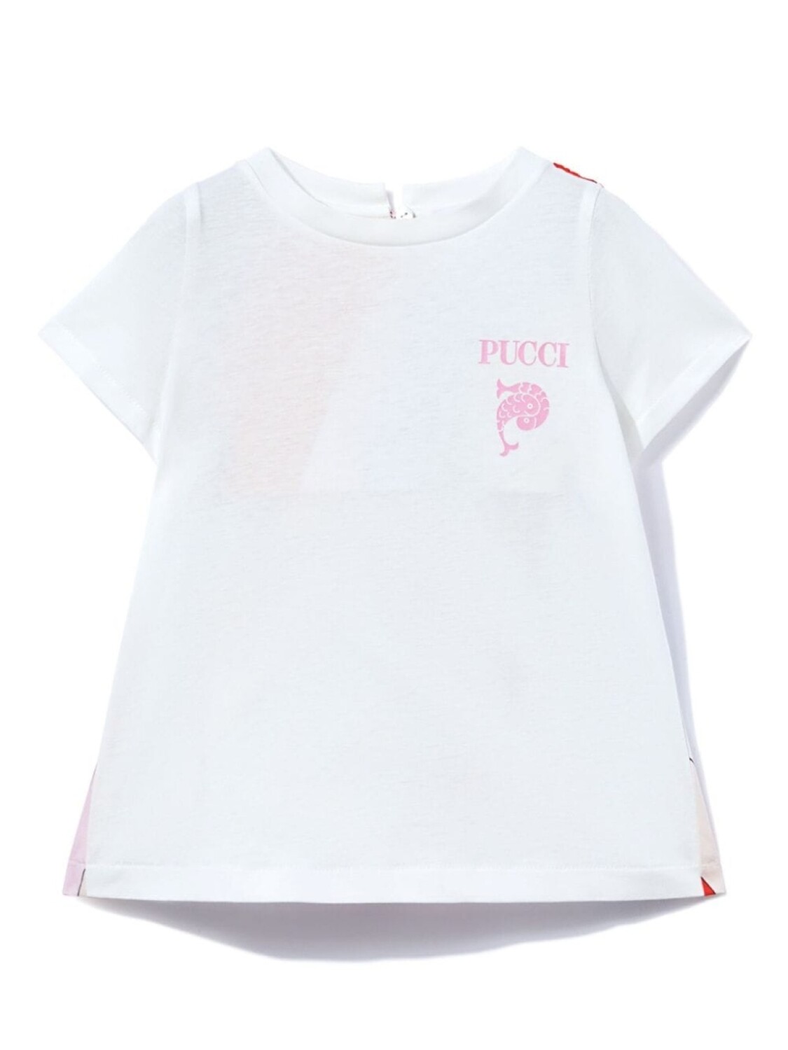 

PUCCI Junior футболка из хлопка с принтом «Ирида», белый