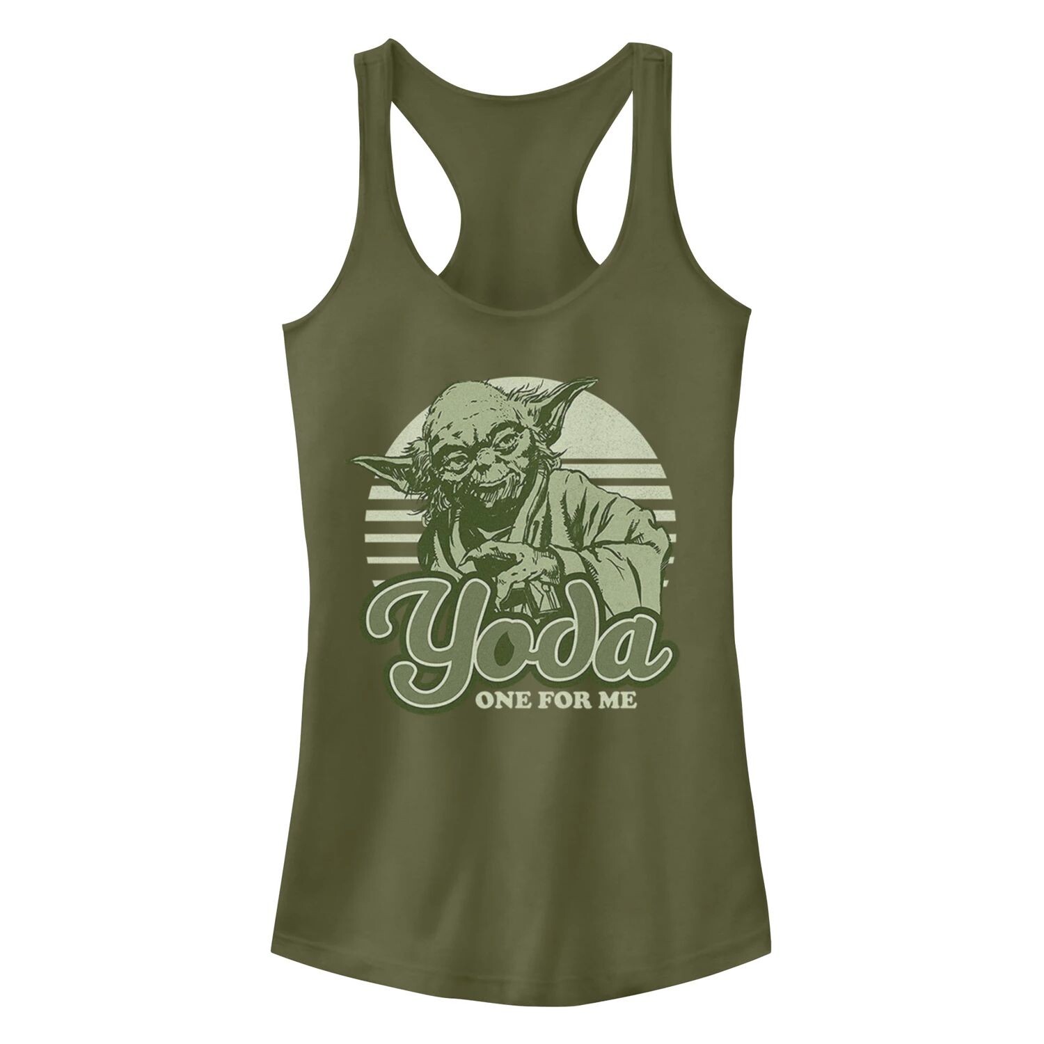 

Ретро танк Yoda One For Me от Disney's Star Wars Yoda Racerback Disney