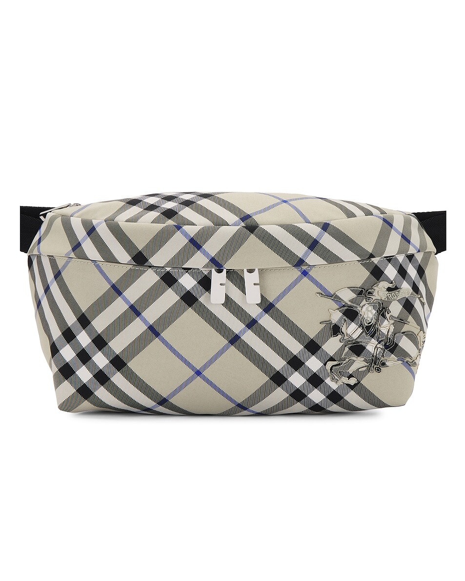

Сумка Check Bumbag Burberry, цвет Lichen