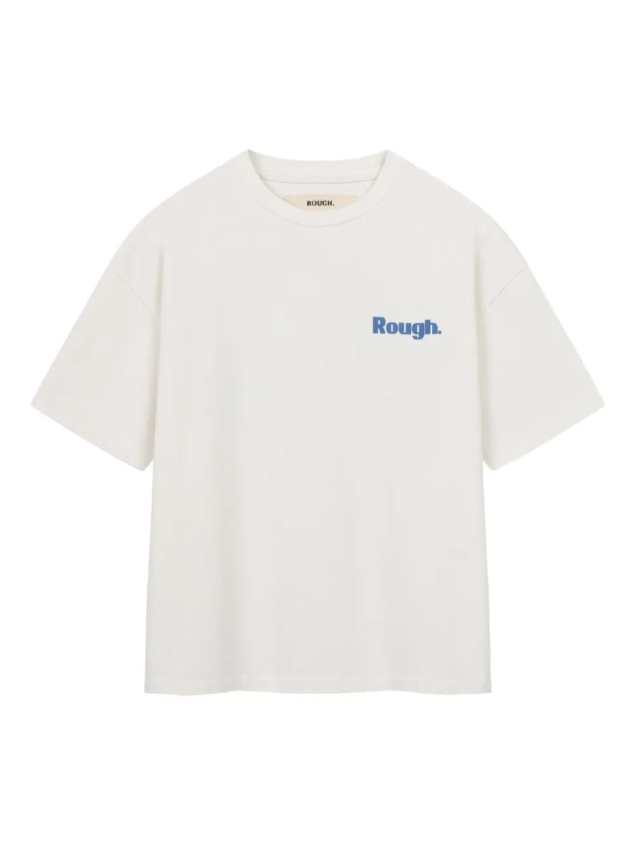 

Футболка с графичным принтом ROUGH., белый