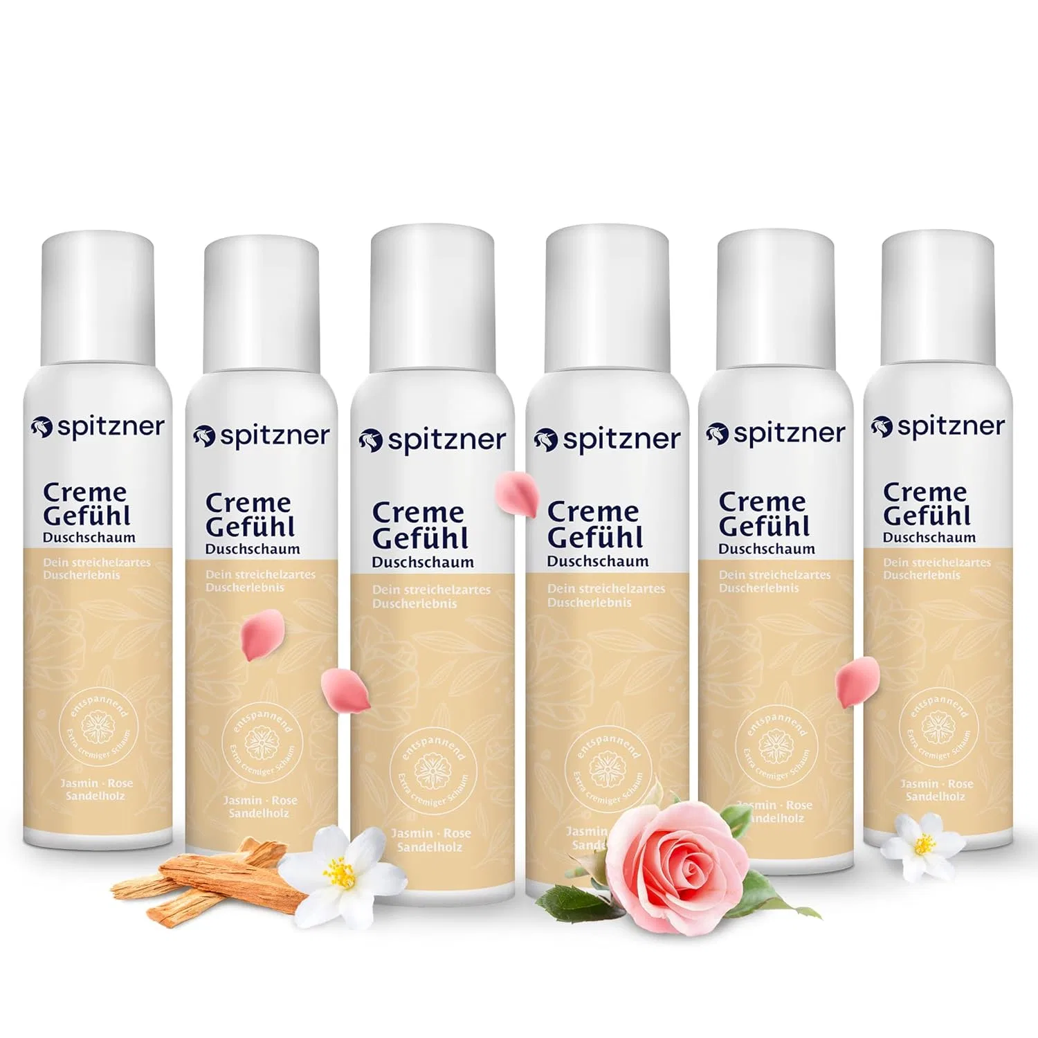 Крем-пена для душа Cream Feel от Spitzner (6 x 150 мл) Spitzner