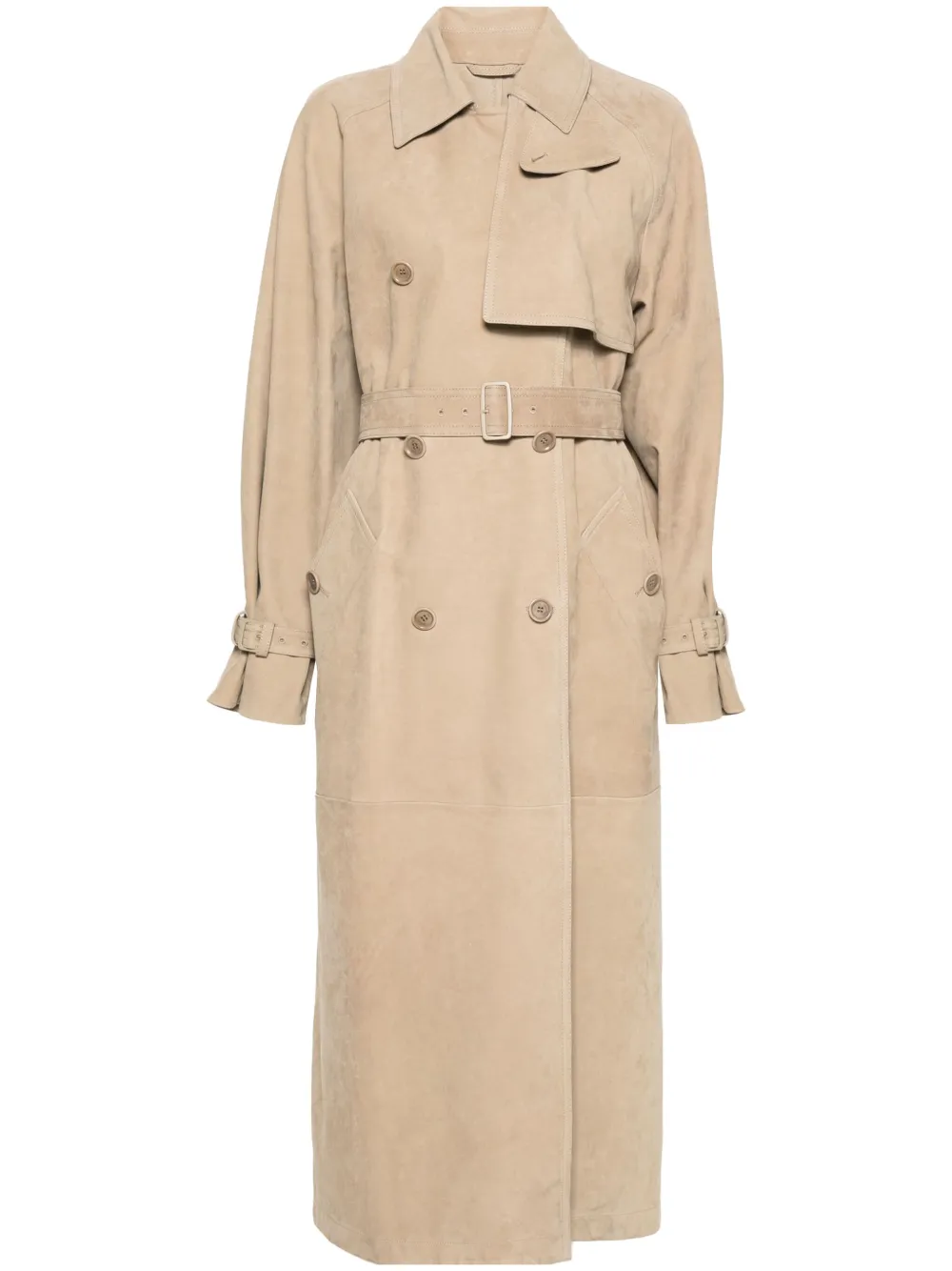 

Двубортное пальто Quinto MAX MARA, нейтральный