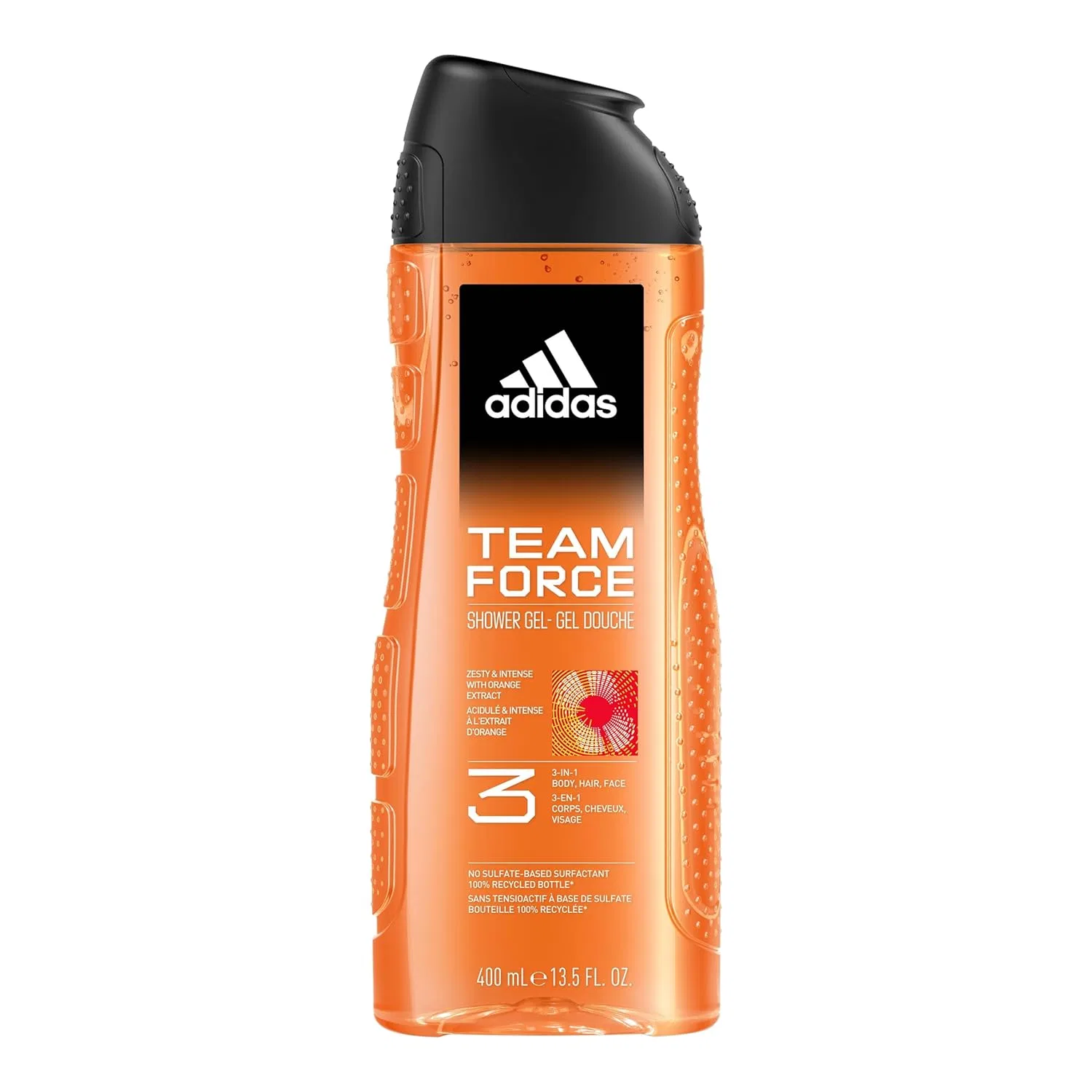 Мужской гель для душа 3-в-1 «Team Force» от adidas Adidas