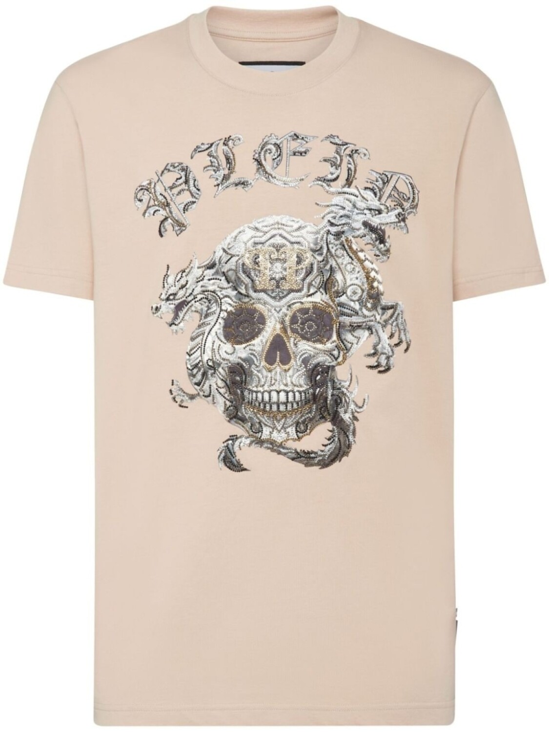 

Philipp Plein футболка с принтом черепа SS, нейтральный цвет