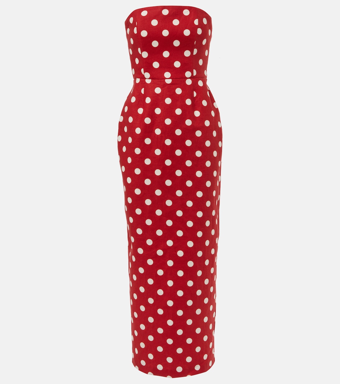 

Ромео платье макси из льна в горошек Posse, Polka Dot