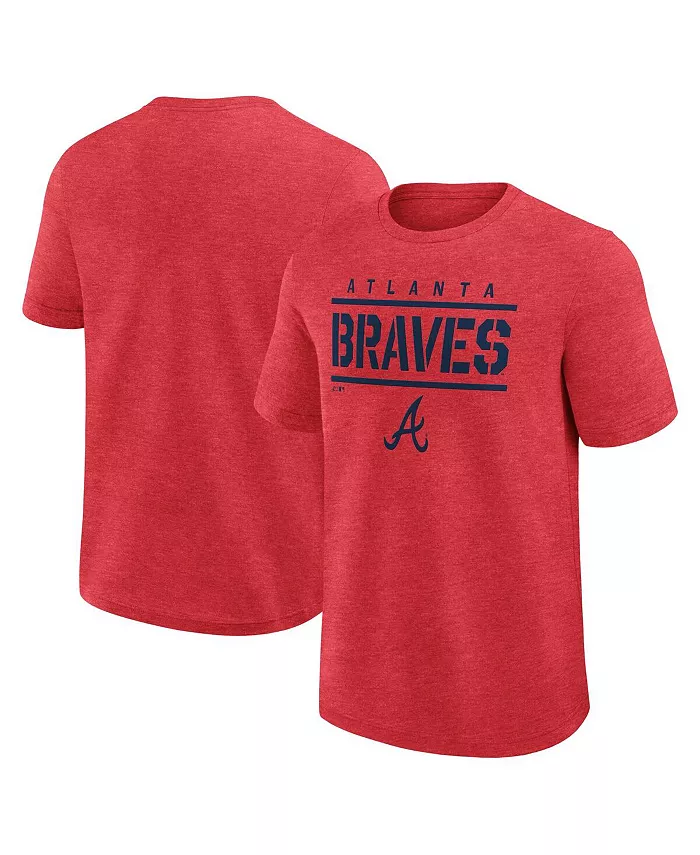 

Мужская футболка Atlanta Braves Top Notch цвета вересково-красного Fanatics