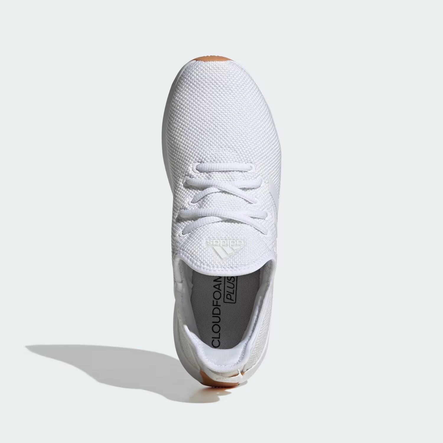 Кроссовки Cloudfoam Pure Adidas, цвет Cloud White/Cloud White/Gum — фото 2