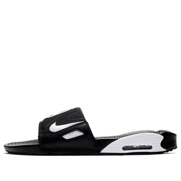 

Тапочки air max 90 slide 'black' Nike, черный