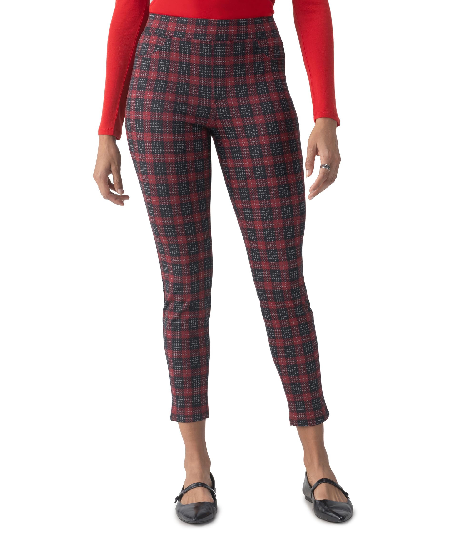 

Брюки Sanctuary Runway Leggings, Mars Red Check