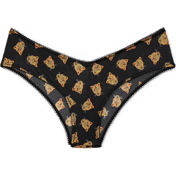 

Очень Сексуальные Трусики Cheeky с Ремешками и Металлической Фурнитурой B J Женские 1 Штука Черный Ягуар Victoria's Secret