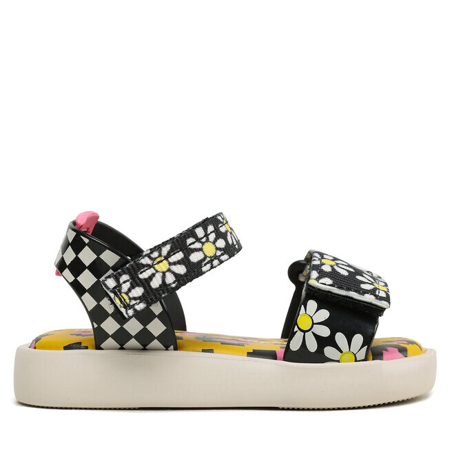 

Сандалии Melissa Mini Melissa Pula Pula + Fabula Bb 33943 Beige/Black/Yellow AP041, бежевый