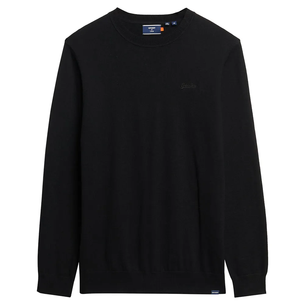 

Свитер Superdry Vintage Embroidered Cash, черный