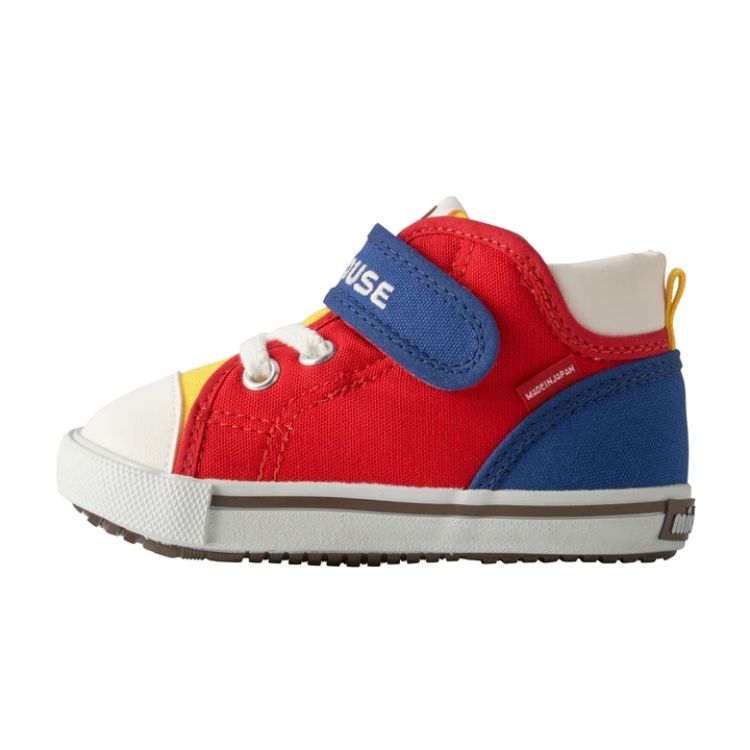 

MIKI HOUSE Высокие детские ботинки red made in japan