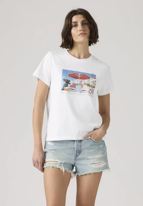 Футболка Levi'S Favorite tee print, ярко-белый — фото 2