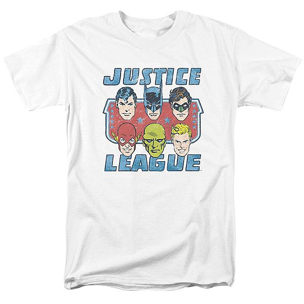 

Футболка с коротким рукавом Dc comics faces of justice Licensed Character