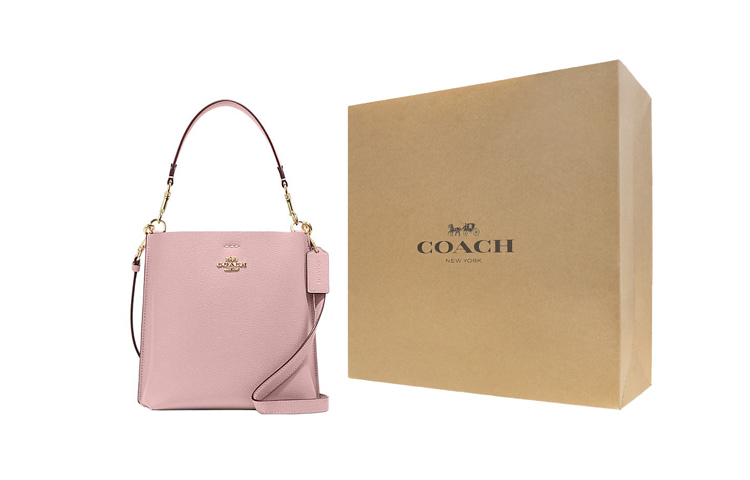 

COACH Сумка-ведро из кожи коровы Молли