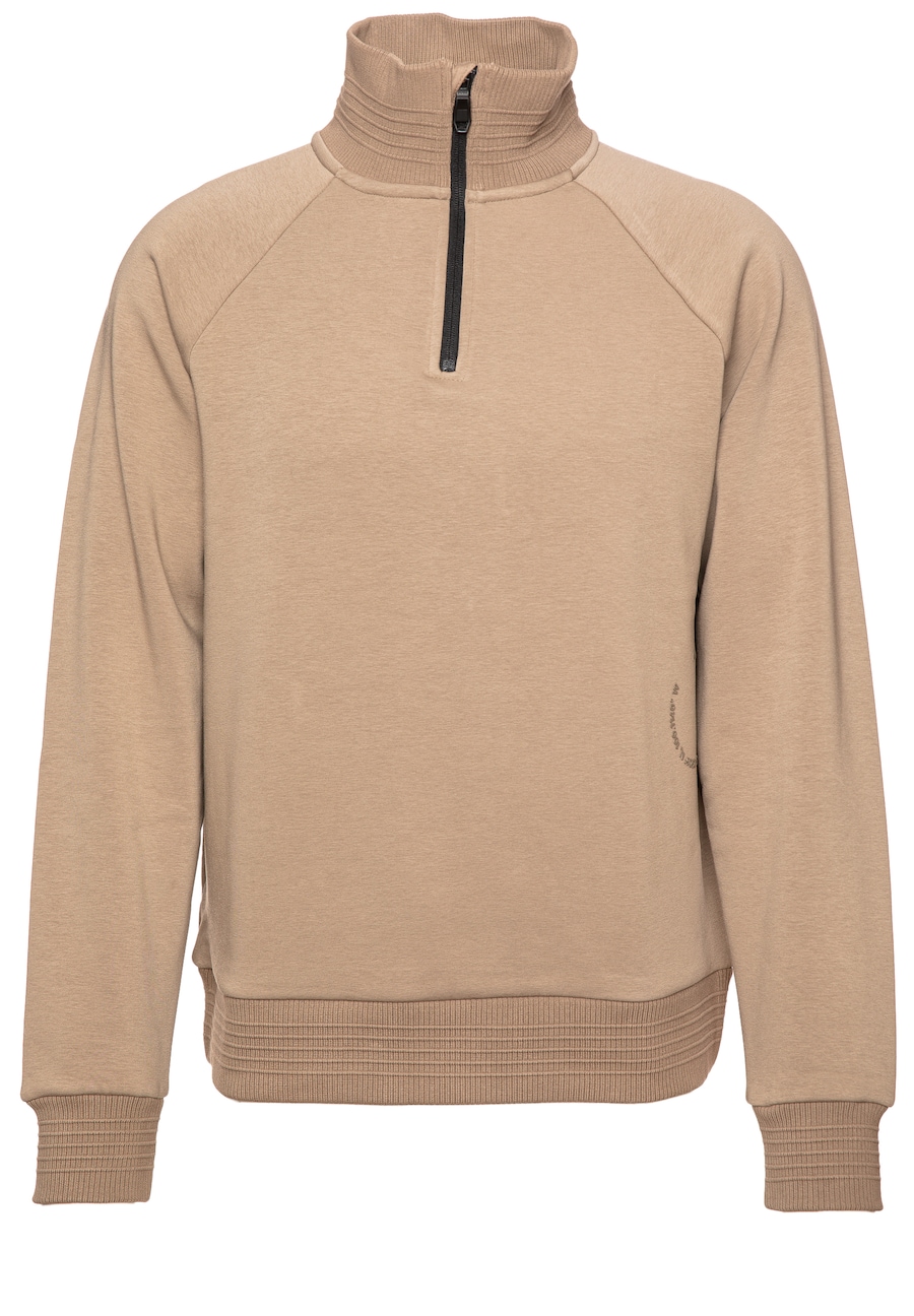 

Толстовка BOSS Saggel, замша/темно-бежевый