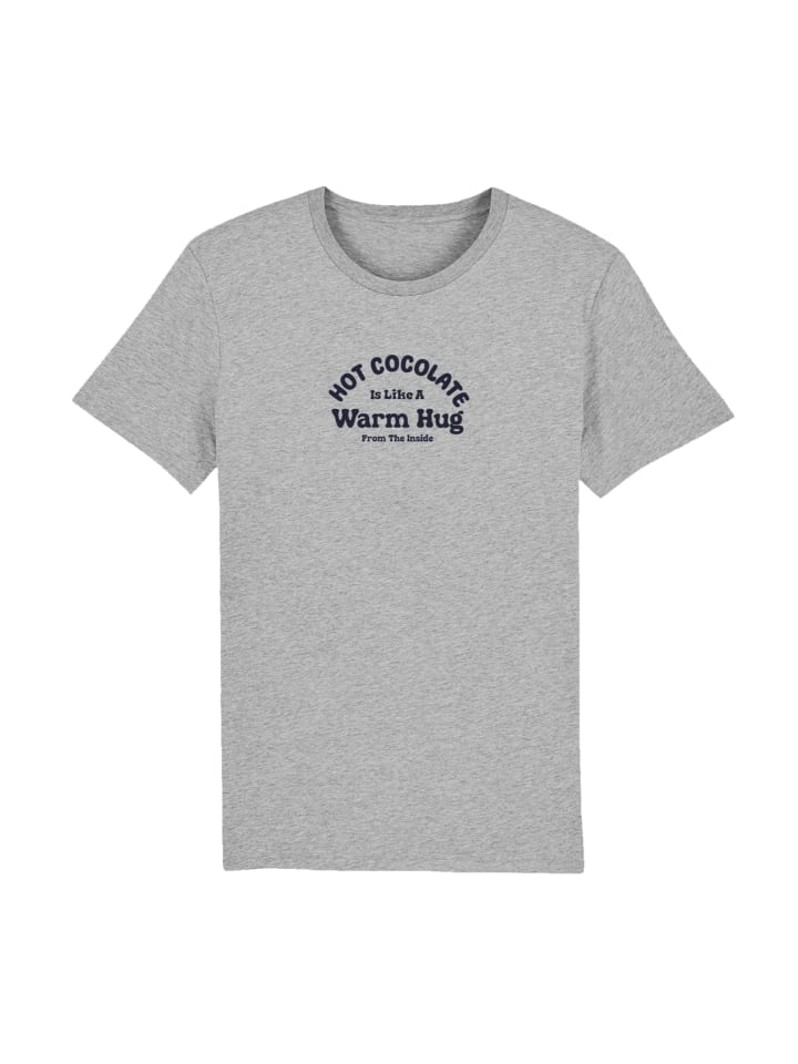 

Футболка F4NT4STIC T-Shirt Cozy Hot Cocoa Warm Hug Winter Vibes, пятнистый серый