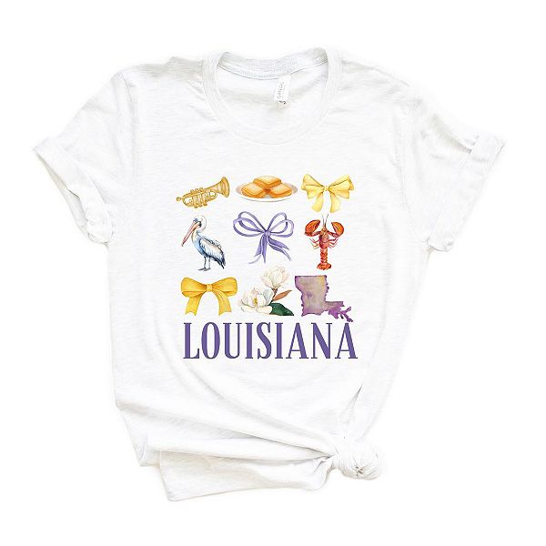 

Футболка с принтом Coquette Louisiana Chart Simply Sage Market, White