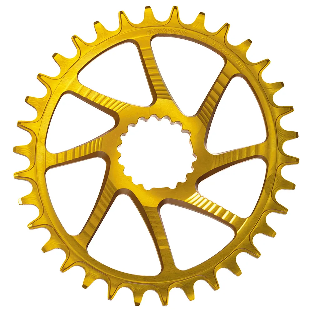 

Звездочка Garbaruk Cannondale Hollowgram Ai-Compatible oval, золотой