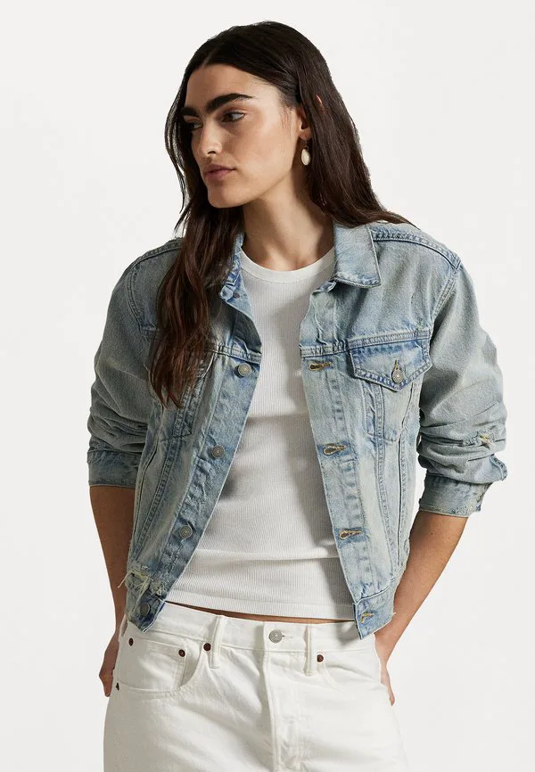 Джинсовая куртка дальнобойщика Polo Ralph Lauren, Cavin Wash