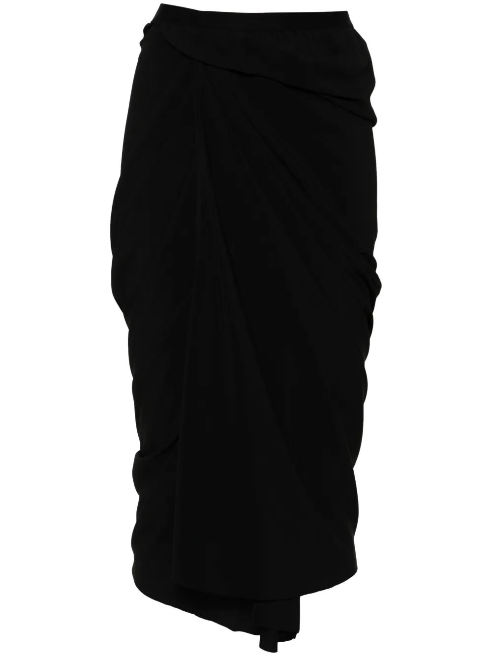 

Юбка асимметричного кроя Rick Owens, черный