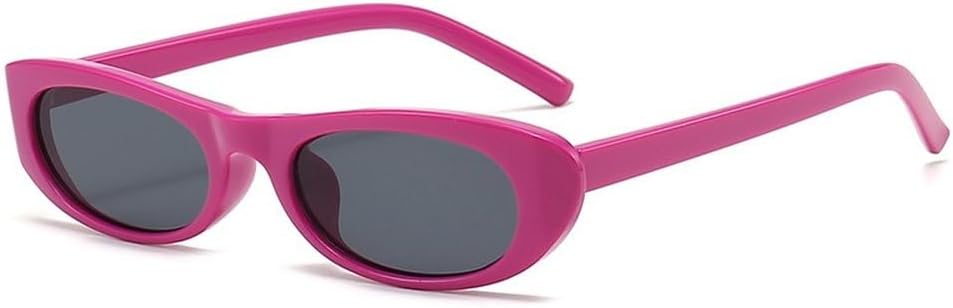 

Женские ретро-солнцезащитные очки овальной формы, черные, в маленькой оправе, модные, стильные, с острыми концами, солнцезащитные очки для женщин в форме звезды GHVWYX, Purple Black