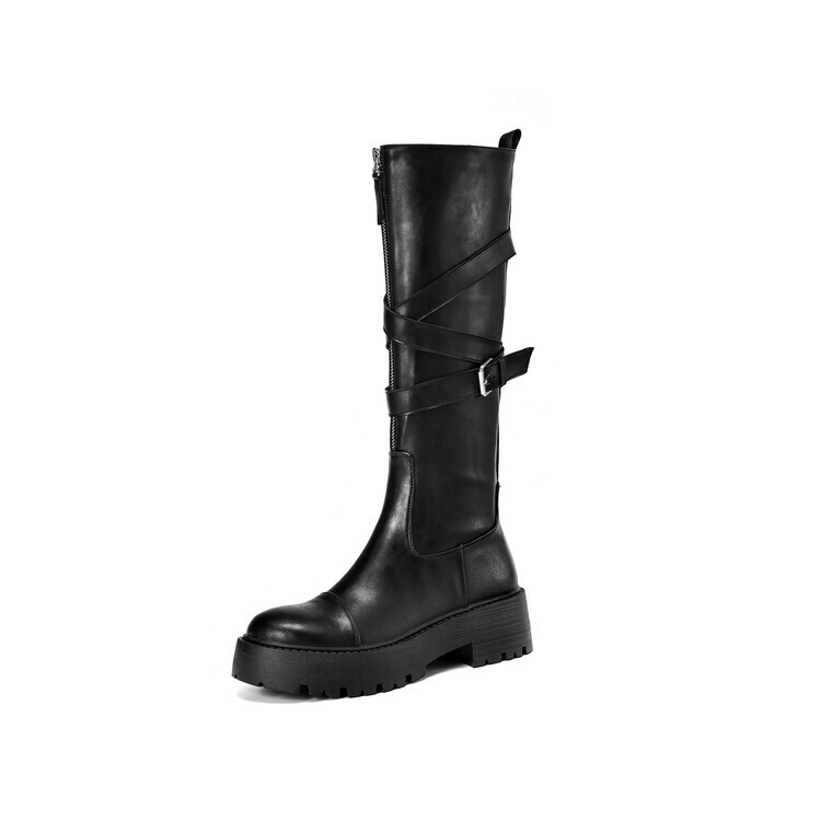 

Сапоги женские Su Yanjiao, цвет Black Fleece-lined