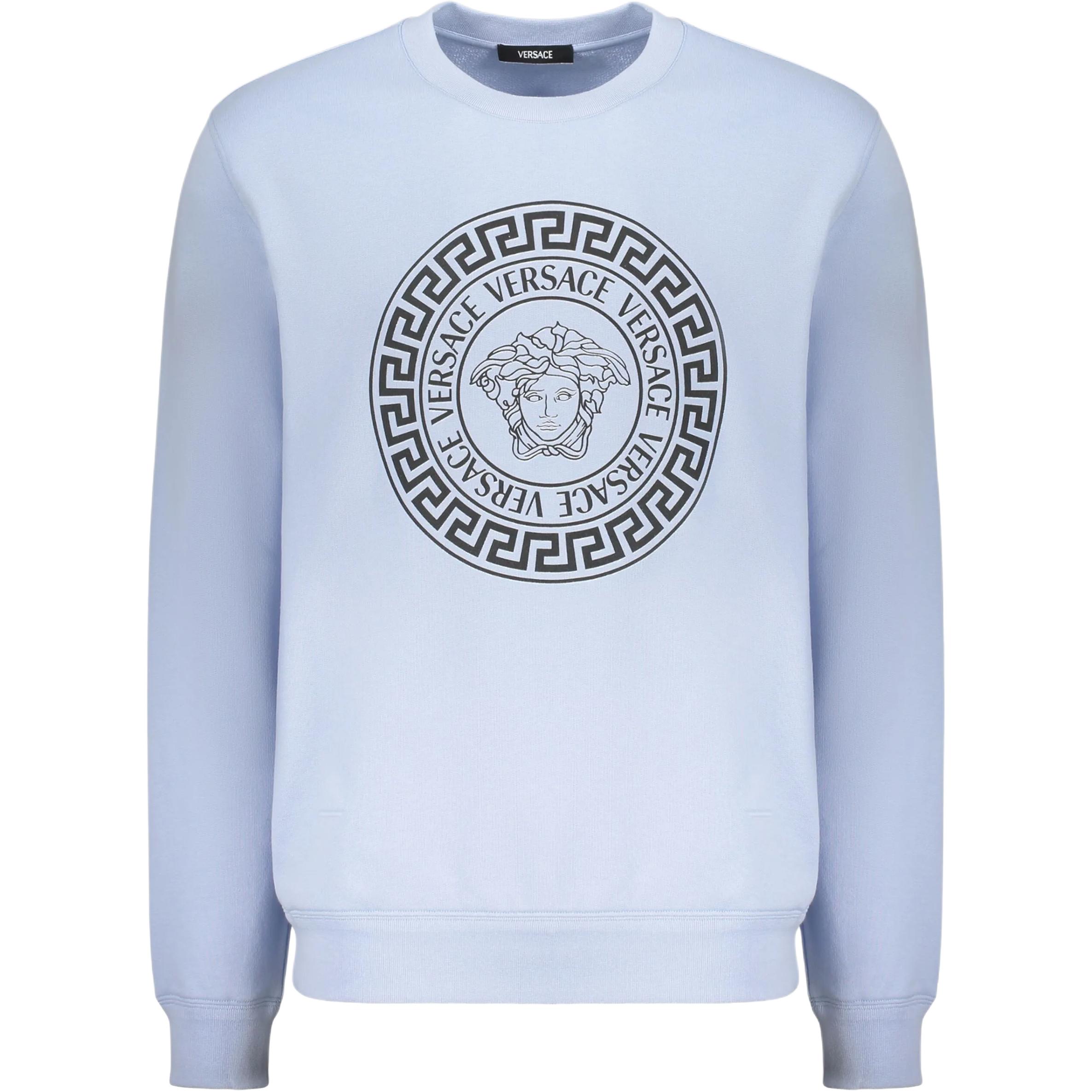 

Хлопковый свитшот VERSACE, синий
