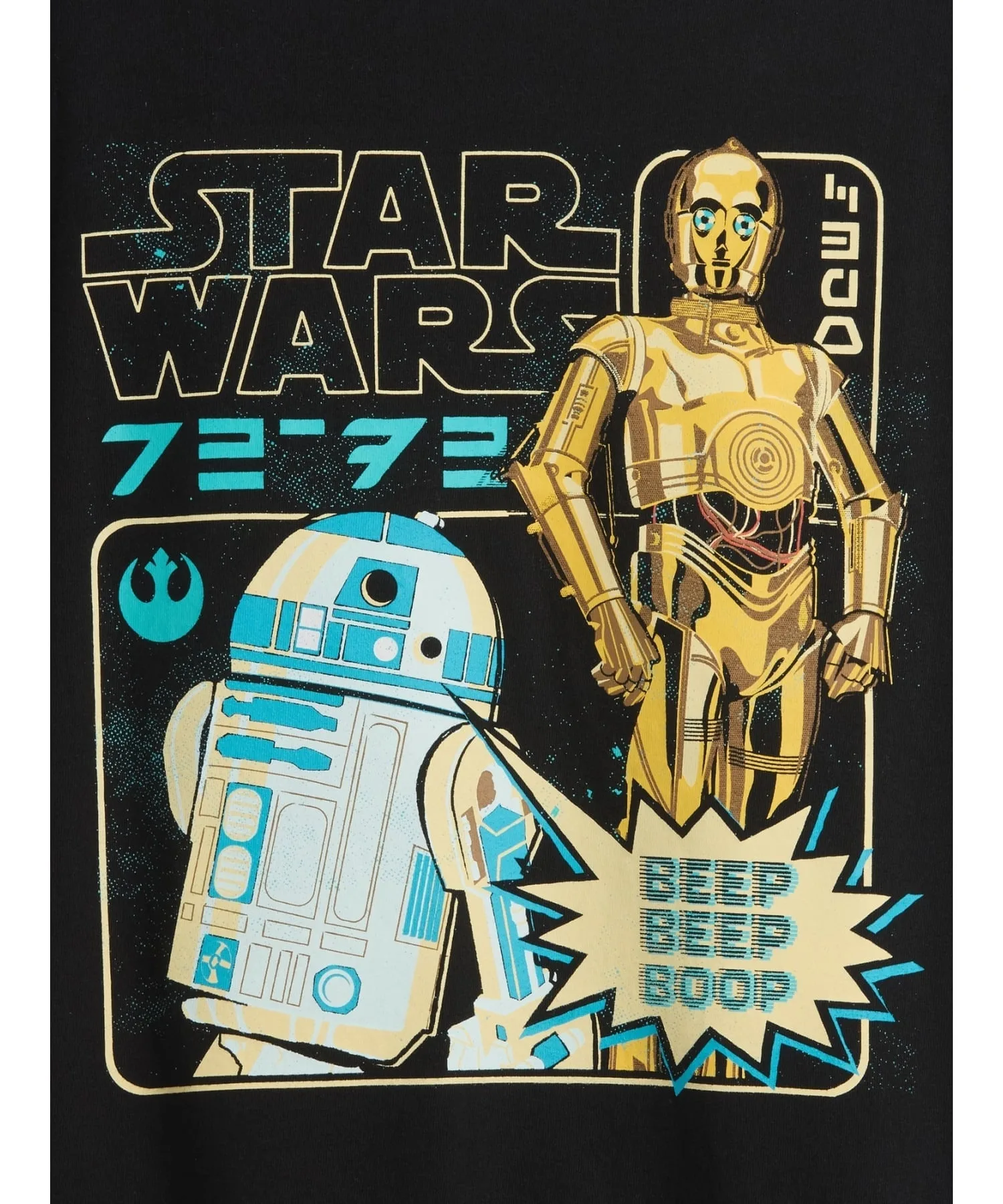 (K) Футболка с графическим принтом (детская) GAP, STAR_WARS_LOGO — фото 3