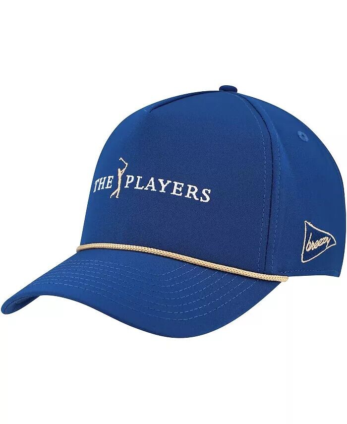 

Мужская темно-синяя регулируемая шапка The Players Rope Breezy Golf, синий