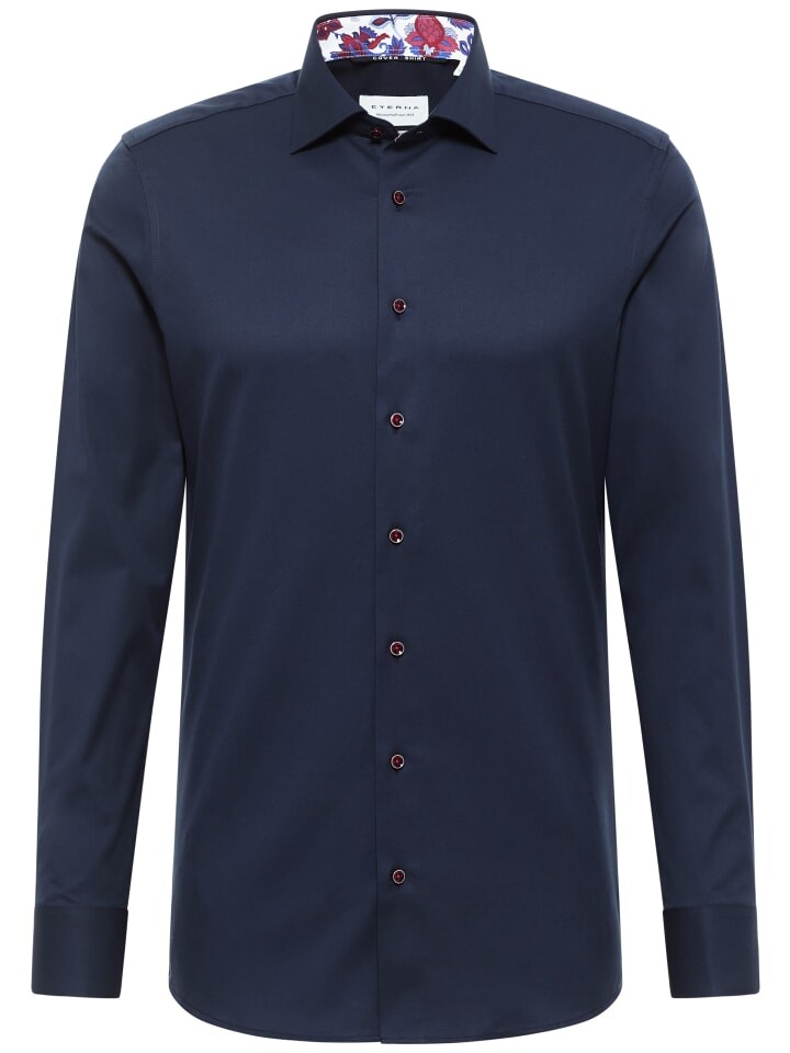 

Рубашка Eterna SLIM FIT, темно-синий