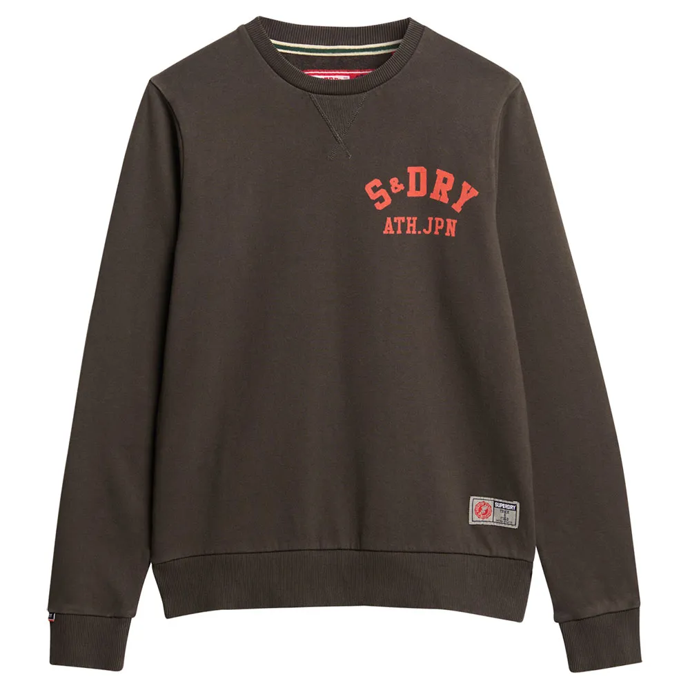 

Толстовка Superdry Athletic Printed, коричневый