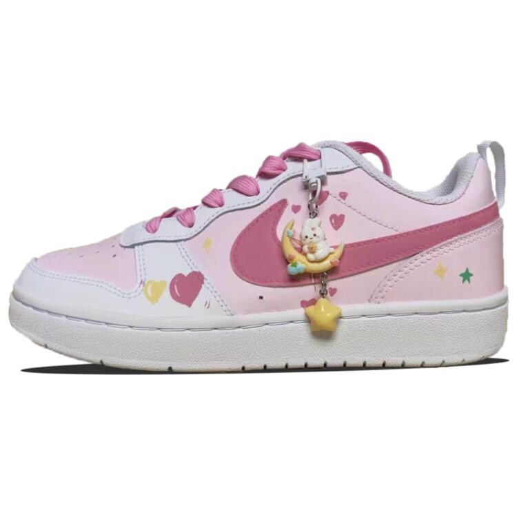 

Кроссовки Nike Court Borough 2 Skateboarding Shoes Women's Low-top Pink/white, розовый