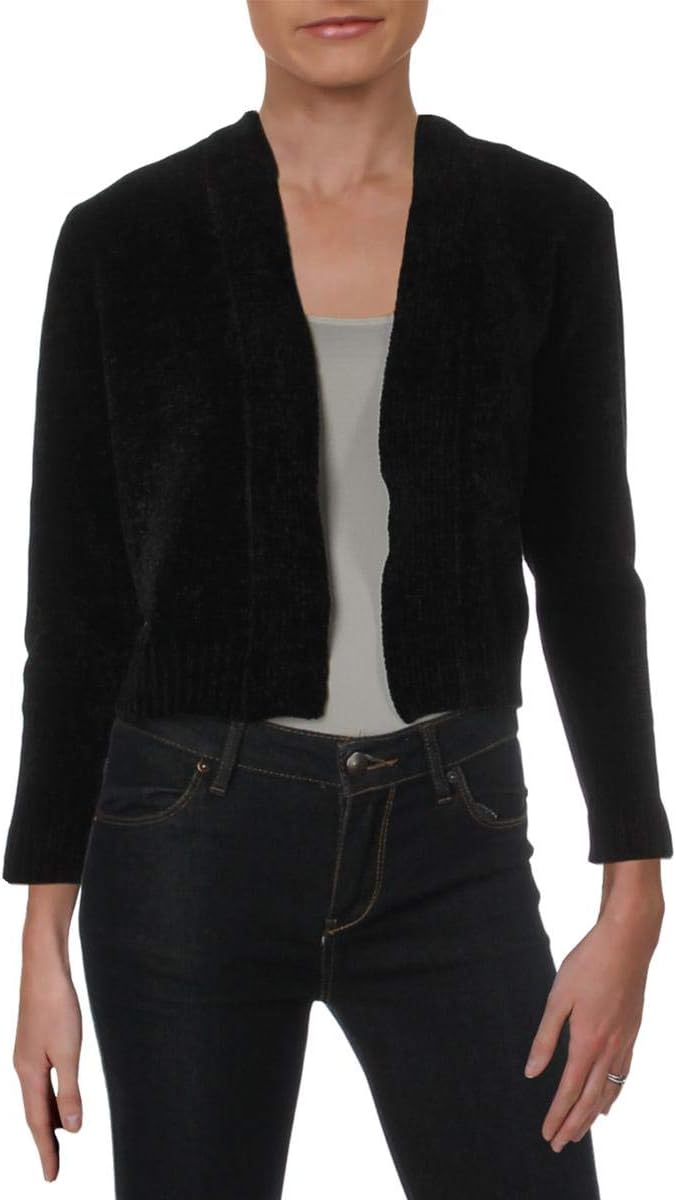 

Женская кофта-болеро Calvin Klein с длинными рукавами и цветочной вышивкой, Black