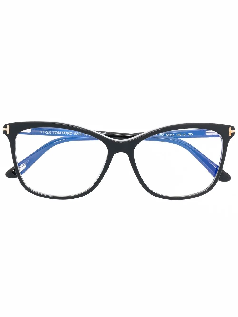 

Очки в оправе 'кошачий глаз' TOM FORD Eyewear, черный