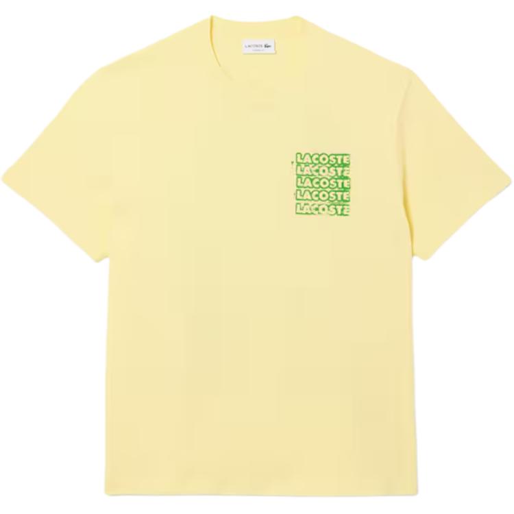 

Футболка с принтом логотипа LACOSTE, желтый/зеленый
