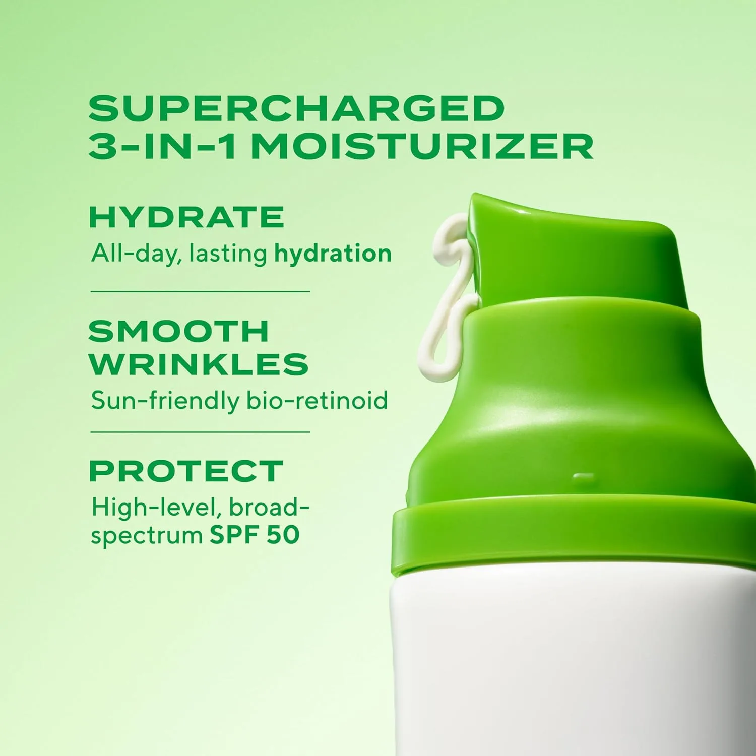 Murad Superactive Wrinkle-Fighting Moisturizer SPF 50 - Bio-Retinoid Ultra Sheer Facial Sunscreen для борьбы с морщинами и защиты от UVA/UVB, 50 мл, white — фото 2