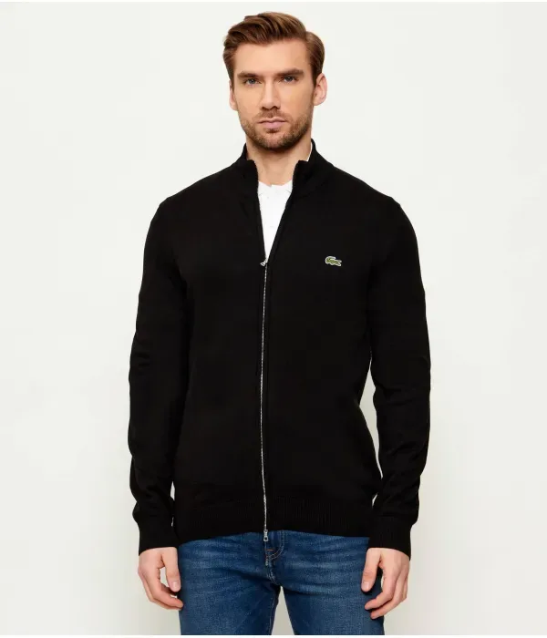 Свитер classic fit Lacoste, черный