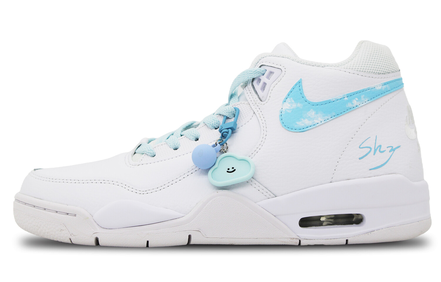 

Кроссовки Nike Flight Legacy Vintage Basketball Shoes Unisex Mid-top White/Blue, белый