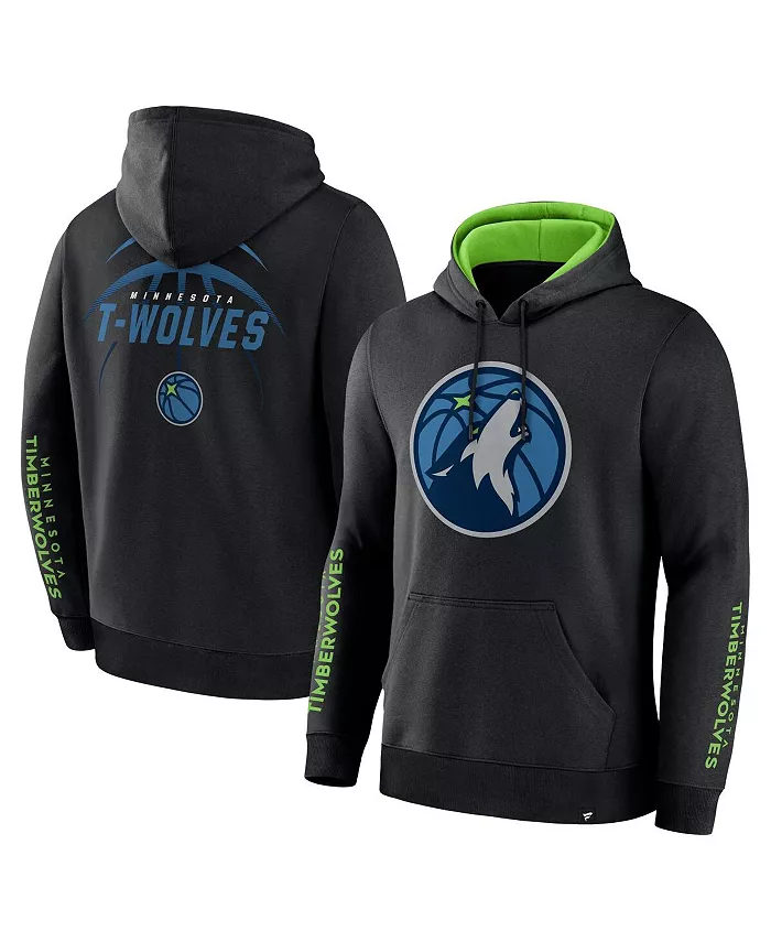 

Мужская черная толстовка с капюшоном Minnesota Timberwolves Legacy Guard Fanatics